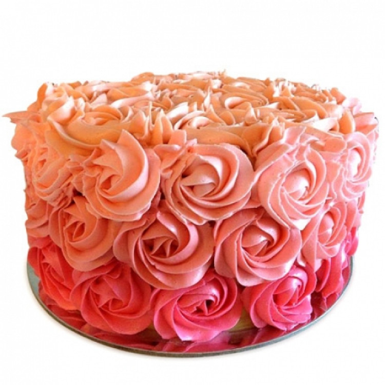 Three Row Rose Cake 2kg