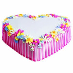 Pretty Heart Cake 3kg