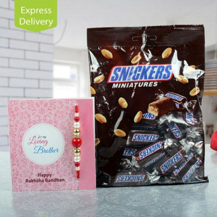 Rakhi Love For Snickers